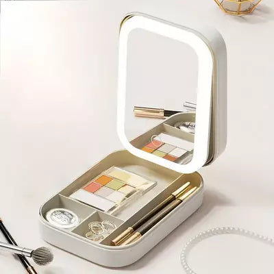 ESPEJO COSMETIQUERA PORTÁTIL LED® Luxury Premium (Copia)
